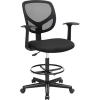 Songmics Bürostuhl Schwarz