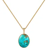 ZEEme Kette mit Anhänger Silber 925 vergoldet gelb