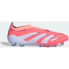 adidas Predator Elite Laceless AG - Signal Coral / Cloud White / Beam Orange - 44