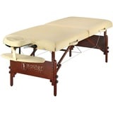 Master Massage 76cm Del RayMobil Klappbar Massageliege Therapiebett Massagebank Kosmetikliege Portable Beauty-Beige