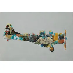 Kayoom Ölbild »Flugzeug«, 60cm x 90cm Kayoom Farbe Bild(er): bunt