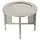 Marrakesch Orient & Mediterran Interior Hania Grau Mangoholz 60 x 60 cm