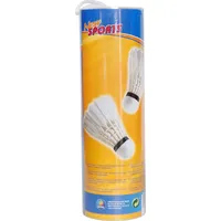 Vedes New Sports Badminton-Bälle mit Federn, 4 Stück