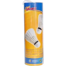 Vedes New Sports Badminton-Bälle mit Federn, 4 Stück