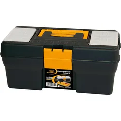 ArtPlast Werkzeugkiste aus Polypropylen 15" L 392 x B 210 x H 188 mm, mit 2 Organisatoren im Deckel + 1 Ablage im Inneren