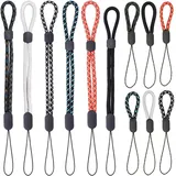 GORGECRAFT 24 Stück 6 Farben 2 Größen Handschlaufe Umhängeband Verstellbar Lang Und Tragbar Kurz Telefon Schlüsselbund Nylon Handyschnur Für Handy Mini Kamera USB Sticks Schlüssel Ausweis Reißverschlu