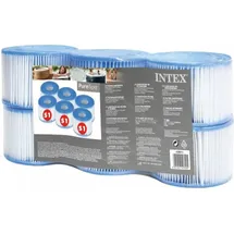 Intex S1 Filterkartusche blau und weiß 6 Stück