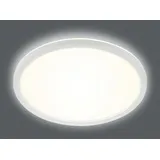 Blulaxa LED-Deckenleuchte, 18W, 3000K, 2200lm, warmweiß, IP20, weiß