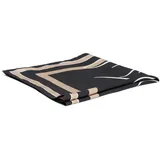 Tommy Hilfiger Halstuch TOMMY HILFIGER "TH HERITAGE SCRIPT SILK SCARF", Damen, schwarz, Web, Seide, Modetücher, quadratisch, aus reiner Seide mit Logo, Maße 50 xs0 cm