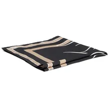 Tommy Hilfiger Halstuch TOMMY HILFIGER "TH HERITAGE SCRIPT SILK SCARF", Damen, schwarz, Web, Seide, Modetücher, quadratisch, aus reiner Seide mit Logo, Maße 50 xs0 cm