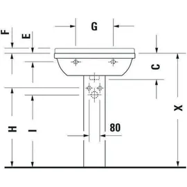 Duravit Starck 3 Waschtisch 60 x 45 cm (0300600000)