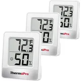 thermpro TP49W-3 Thermo-/Hygrometer Weiß TP49W-3