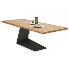 Stella Trading Alan Esstisch Baumkante Akazie Massivholz, Größe Tisch:200 x 100 cm