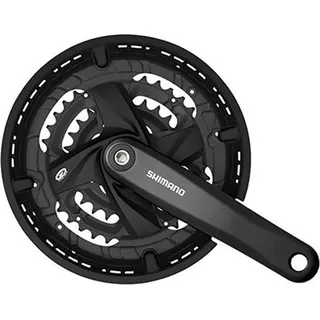 Shimano Acera FCM371 4-kant schwarz 175 mm (44-32-22) black - effizienter MTB-Antrieb