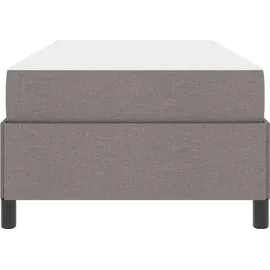 vidaXL Boxspringbett 90 x 200 cm Taupe