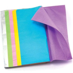 Seidenpapier in Einhornfarben  (pro Set 30) Bastelbedarf Pappe & Papier