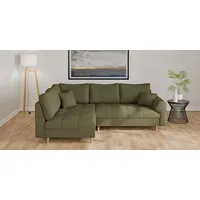 Home Affaire Eckcouch Polyester 3-Sitzer Grün