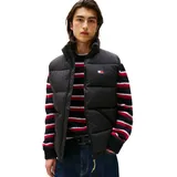 Tommy Hilfiger Tommy Jeans Herren Tjm Vail Puffer Vest Dm0dm22069 Weste, Black (Black), S EU