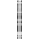 Skin Langlauf-Ski Schwarz/Gelb 194