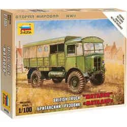 ZVEZDA 500786175 1:100 Britischer Truck 