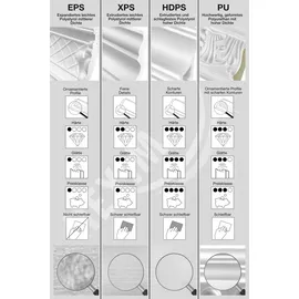 heximo LED-Schattenfugenprofil 1,7 m 60 x 35 mm