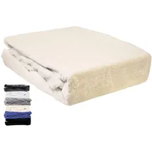 Jack Spannbettlaken Mikrofaser 140 x 200 cm Creme