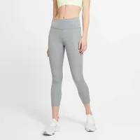 Nike Fast 3/4-Lauf-Leggings Damen Smoke Grey/Heather S