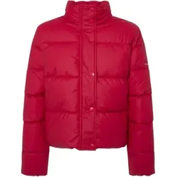 Pepe Jeans für Damen. PL402453 Roter Carley-Mantel (S), Lässig, Polyester, Nachhaltig