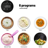 Lauben Multifunction Rice Cooker 1200WR Rose Gold Edition