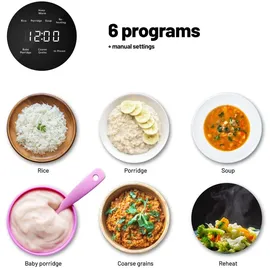 Lauben Multifunction Rice Cooker 1200WR Rose Gold Edition