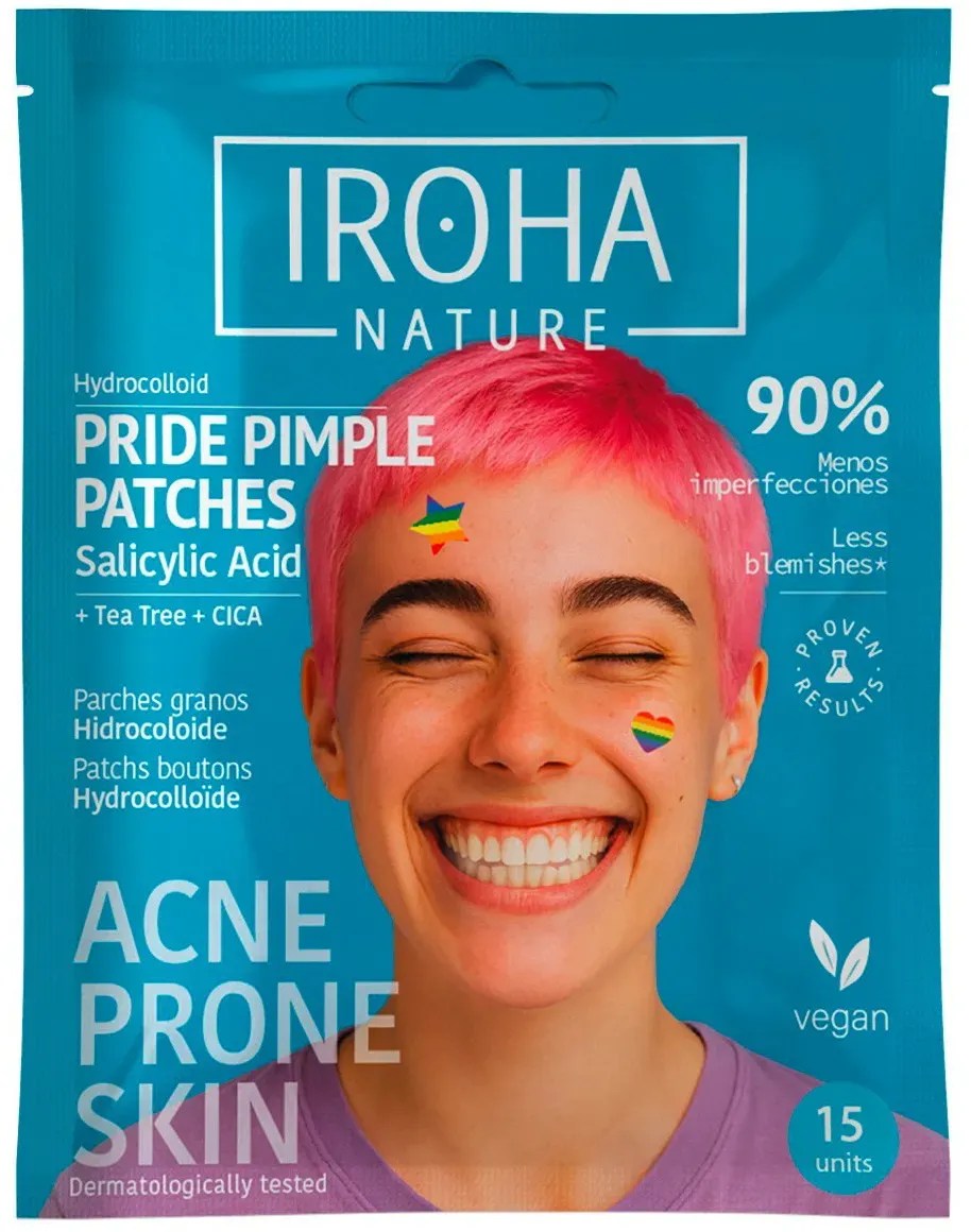 IROHA nature Pride Pimple Patches Salicylic Acid 15 Stück