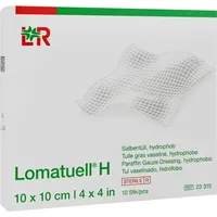 Lohmann & Rauscher Lomatuell H Salbentüll 10x10 cm steril 10 St