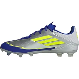 adidas F50 League MG/FG Herren Silber/Blau/Gelb 46 2/3