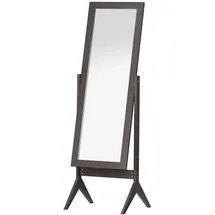 aosom Standspiegel, Braun, Glas, 46x148x47 cm, Spiegel, Standspiegel