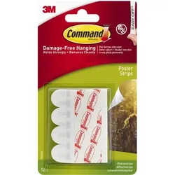 CommandTM Klebepads Weiß 12 Stück