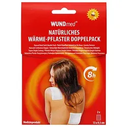 WUNDmed® Wärmepflaster weiß 9,5 x 1,3 cm, 2 St.