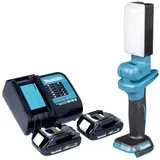 Makita Arbeitsleuchte DML 816 SYX Akku Arbeitsleuchte 18 V 500 lm LED + 2x Akku 1,5 Ah