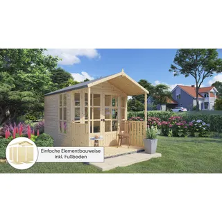 BERTILO Gartenhaus Arley 2,14 x 3,05 m Beige