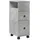 vidaXL Badschrank Schmal mit Rollen 80 x 60 x 30 cm Betongrau