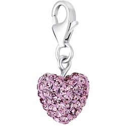 Amor Charm Herz 9005352, mit Kristallglas lila
