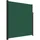vidaXL Seitenmarkise Ausziehbar Dunkelgrün 220 x 600 cm