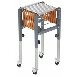 bora tool Bora Portamate PM-2700 Verstellbare Förderrolle, Orange/Abendrot im Zickzackmuster (Sunset Chevron)