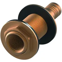 TECE TECElogo-Push Einsteck-Wanddurchführung, mit Befestigungsmuttern 3/4", 8723012, Ausführung: Dimension