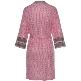 vivance dreams by lascana Damen Kimono pink gemustert Gr.36/38