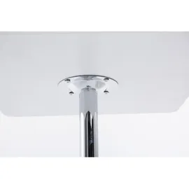 CLP Stehtisch quadratisch 60 x 60 cm Weiß
