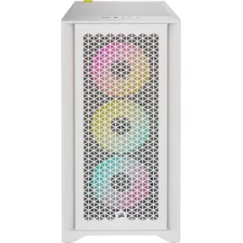 Corsair iCue 4000D RGB Airflow, weiß, Glasfenster (CC-9011241-WW)