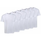 FRUIT OF THE LOOM T-Shirt, (Packung, 6 tlg 6er-Pack), Gr. M (48/50), weiß, , 566363-M