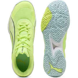 Puma Accelerate Pro 4 Hallenschuhe, Unisex, Fizzy light/green terrain/light moss/puma white