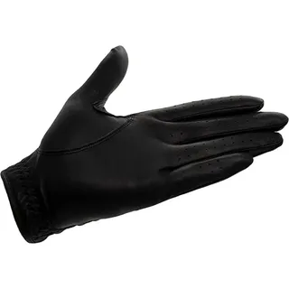 BEAVER GOLF Herren Golf Handschuh Schwarz - Premium Cabretta-Leder - Nachhaltig - Handarbeit (S, Links (Rechtshänder))