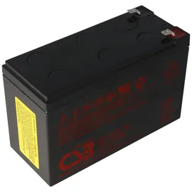 CSB CSB-GP1272-F2 12 Volt AGM VdS Bleiakku 7,2Ah, 151x65x100mm 6,3mm 5 Jahres Type + Standby
